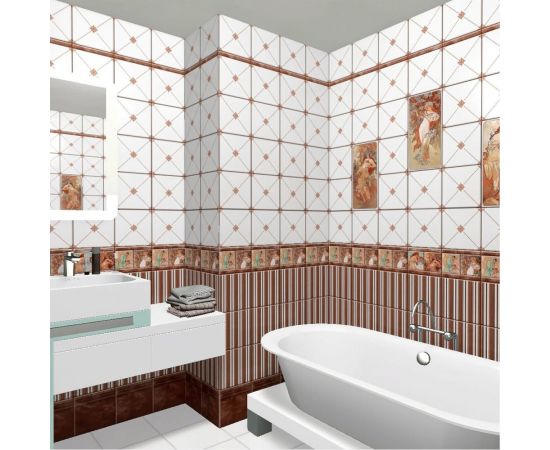 Панель ПВХ КронаПласт Unique времена года фон, 2 шт. 00-00027322 – изображение 2