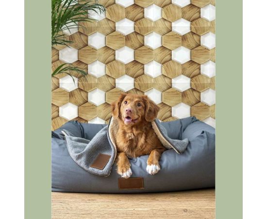 Самоклеящаяся 3D панель Центурион 300x300x5 мм Медовые соты 79674 – изображение 2