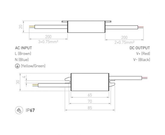 Блок питания ARPV-12010-D Arlight 0269081 – изображение 3