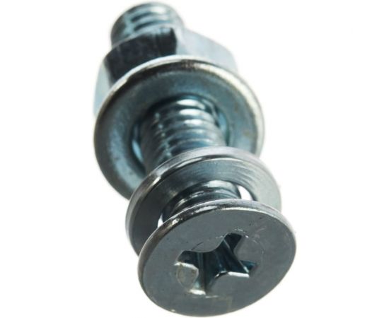 Винт ЗУБР DIN965 в комплекте с гайкой DIN934 16 шт, 303456-05-020 – изображение 3