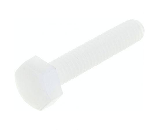 Болт с шестигранной головкой DINFIX DIN 933, полн. резьба, полиамид (пластик), М4x20, 10 шт. 00-00001474 – изображение 3