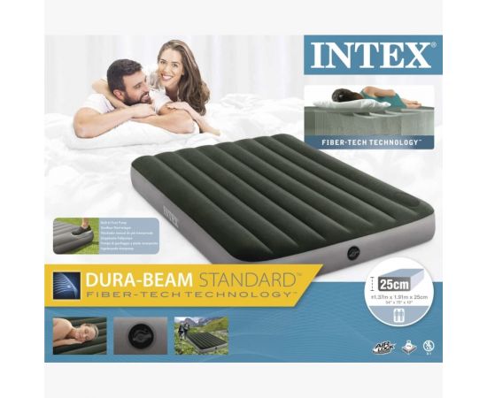 Надувной матрас Intex, встроенный ножной насос, 137х191х25см, до 272кг 64762 – изображение 3