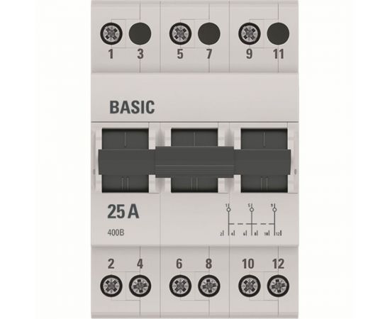Трехпозиционный переключатель EKF 3P 25А Basic tps-3-25 – изображение 3