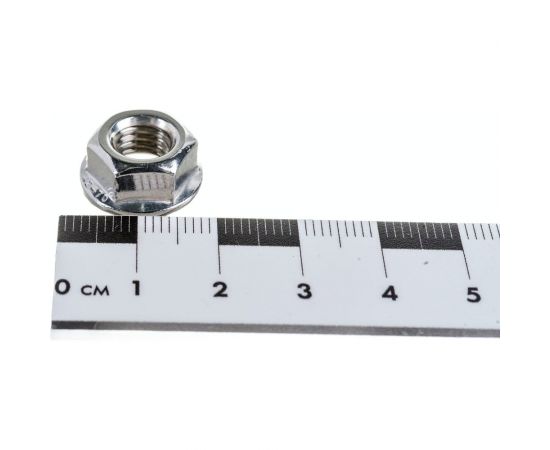 Шестигранная гайка с фланцем и насечками DINFIX DIN 6923, нерж. А2, M8, 10 шт. 00-00001929 – изображение 4