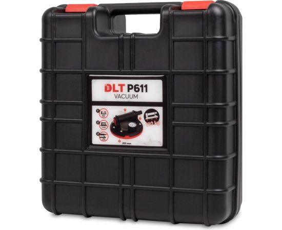 Присоска вакуумная DLT с поршнем и манометром в кейсе 8" 0951 P611 – изображение 4