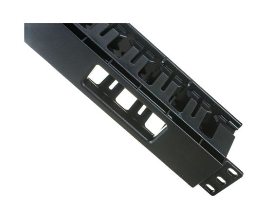 Кабельный организатор Hyperline CM-1U-D53-PL-COV пластиковый с крышкой, глубина 53 мм, 19"" 481511 – изображение 4