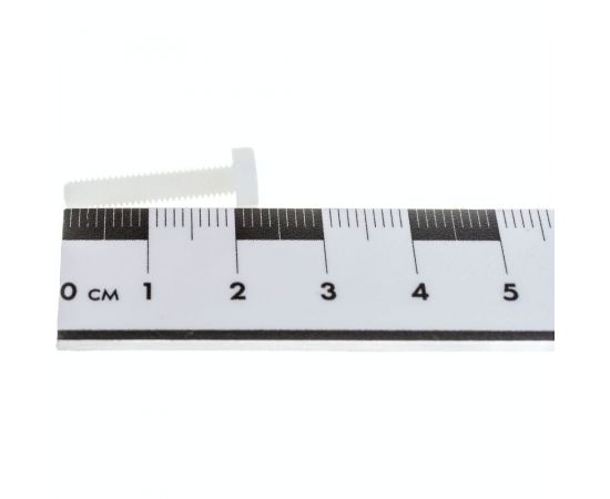 Болт с шестигранной головкой DINFIX DIN 933, полн. резьба, полиамид (пластик), М4x20, 10 шт. 00-00001474 – изображение 5