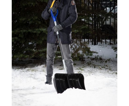 Лопата для уборки снега 540х375х1520 мм PALISAD LUXE 61568 – изображение 9