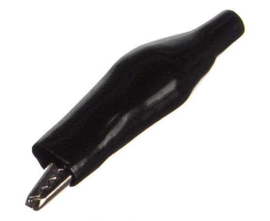 Зажим крокодил TDM ЗКИ 5А 46мм в изоляции черный SQ0541-0004 