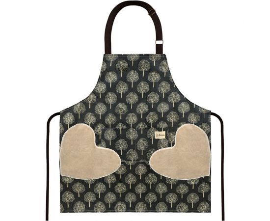 Водонепроницаемый фартук MARMITON Forest, с карманами и микрофиброй, 65х70 см, полиэстер, 17326 