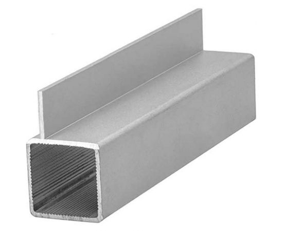 Труба квадратная с ребром АЛТЕРВИА 25x25 мм А252511Х1000 