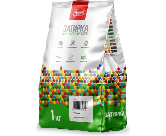 Затирочная смесь для плиточных швов Старатели 1 кг, зелёный 027 3277/3513 