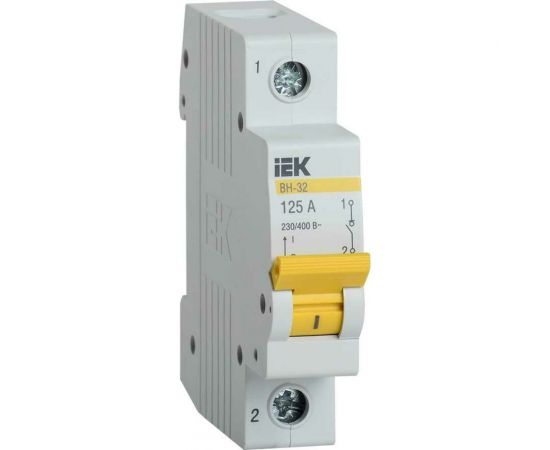 Выключатель нагрузки (мини-рубильник) IEK ВН-32 1Р 125А MNV10-1-125 