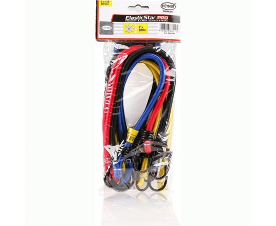 Резинка-паук для крепления багажа Heyner усиленная 80 см, 4 шт. 881100 