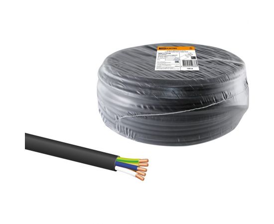 Кабель TDM ВВГнгА-LS 5х2,5 окN, PE-0,66 ГОСТ 100м SQ0117-0144 