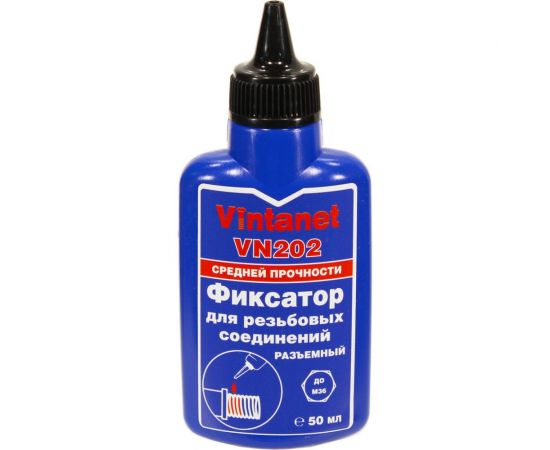 Фиксатор для резьбовых соединений, средней прочности, анаэробный VINTANET VN202 50 мл VN20250ML 