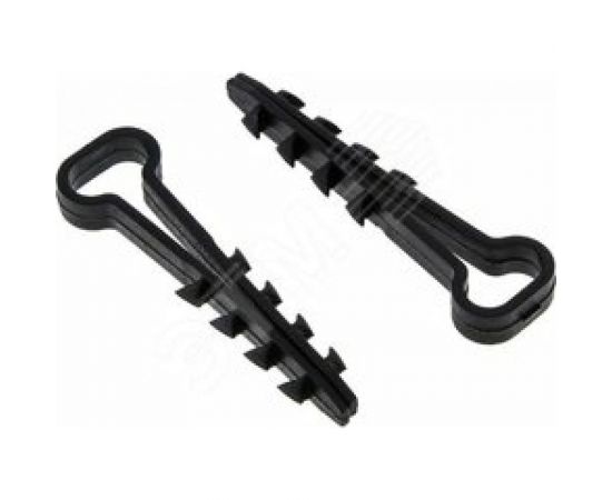 Дюбель-хомут для плоского кабеля EKF черный, PROxima, 100 шт. plc-nccf-5x8b 