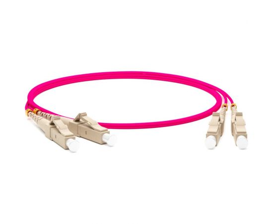 Волоконно-оптический патч-корд Hyperline FC-D2-504-LC/PR-LC/PR-H-3M-LSZH-MG шнур MM 50/125 243489 