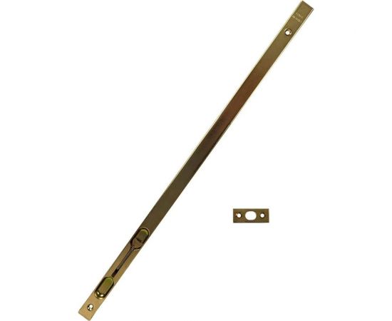 Торцевой шпингалет ALDEGHI LUIGI SPA 400 мм, сталь с латунным покрытием 202AO40 