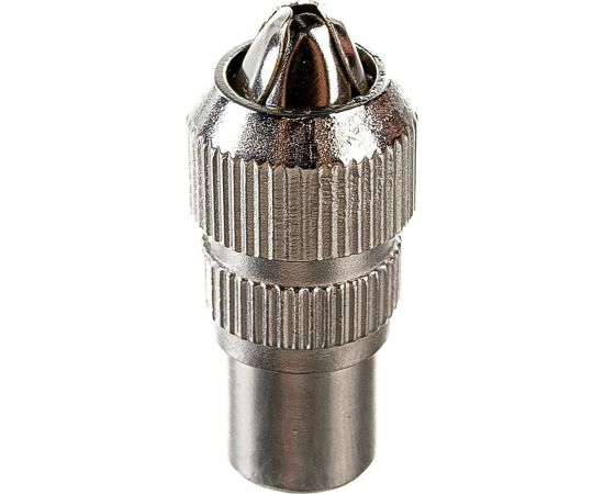 Штекер TV TDM антенный, металл, без пайки, орех, индивидуальная упаковка SQ1809-0027 