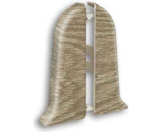 Торцевые заглушки для плинтуса DECONIKA (85 мм; 208 Дуб мокко; 2 шт.) Д-П85-Тп-Ф1 208 ДУБ МОК 