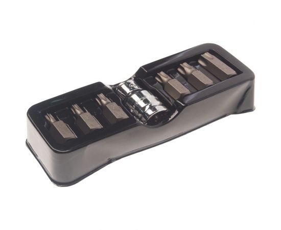Набор бит TORX с битодержателем 1/2" в ложементе 7 предметов Rockforce RF-4074 