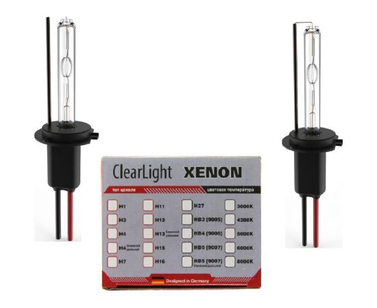 Комплект ксеноновых ламп Clearlight H7, 6000 K, 2 шт. LDL 00H 760-0LL 