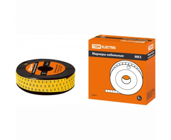 Маркер МК3 - 6мм символ 9 350шт/ролл TDM SQ0511-0059 