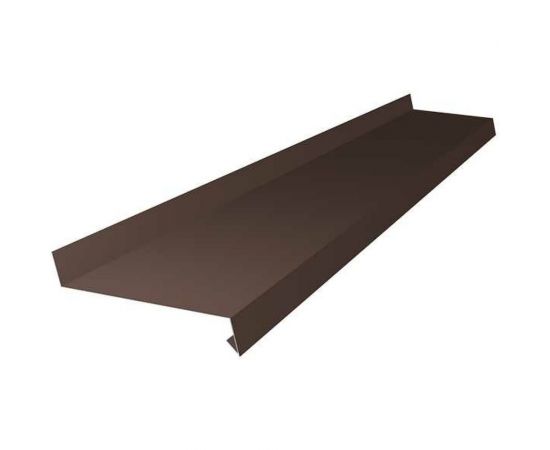 Отлив металлический ПРОФМЕТСТИЛЬ (0,7 мм, 1000х70 мм, коричневый) 701 