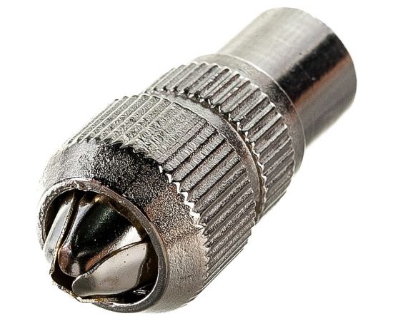 Штекер TV TDM антенный, металл, без пайки, орех, индивидуальная упаковка SQ1809-0027 – изображение 2