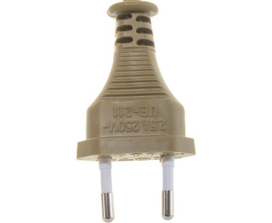 Шнур Navigator NPS-FS01-170-2x0.5-BR, 1.7м, с выключателем, коричневый 61718 – изображение 2