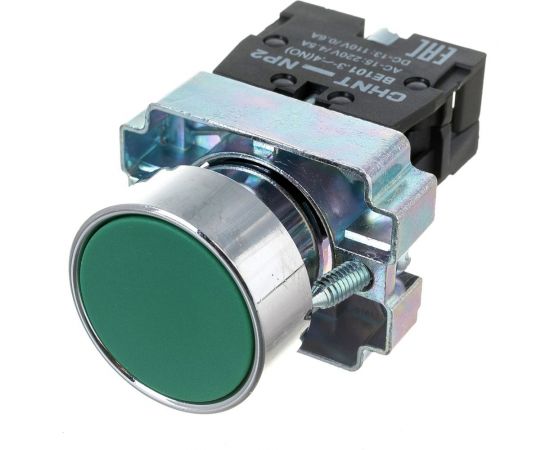 Кнопка управления CHINT NP2-BA31 без подсветки зел. 1НО IP40 574842 – изображение 2