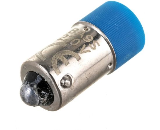 Светодиод Emas 220В под патрон Ba9S, синий LED220M – изображение 2