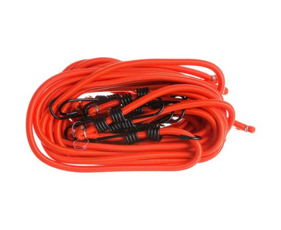 Набор резинок-стяжек Airline 10 шт., 120 см, D-8 мм, металлические крючки AS-R-18 – изображение 2