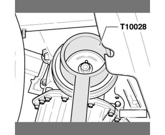 Приспособление для фиксации шкива коленвала VAG Licota T10028 ATA-0399 – изображение 3