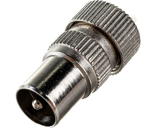 Штекер TV TDM антенный, металл, без пайки, орех, индивидуальная упаковка SQ1809-0027 – изображение 3