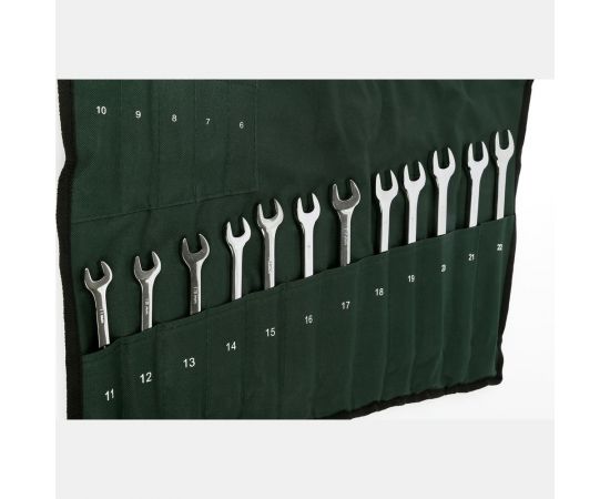 Набор комбинированных ключей с накидным наконечником 17шт Sata 08018 – изображение 3