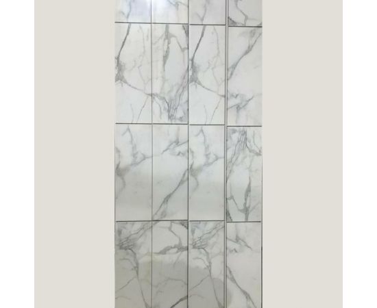 Панель ПВХ КронаПласт Unique натуральный мрамор белый, 2 шт. 00-00030994 – изображение 3