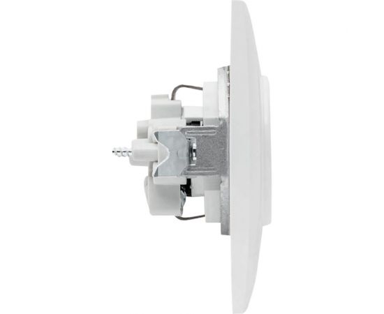 1-местная розетка EKF Валенсия, с заземлением 16А, белая, с защитными шторками PROxima EWR16-028-10 – изображение 3