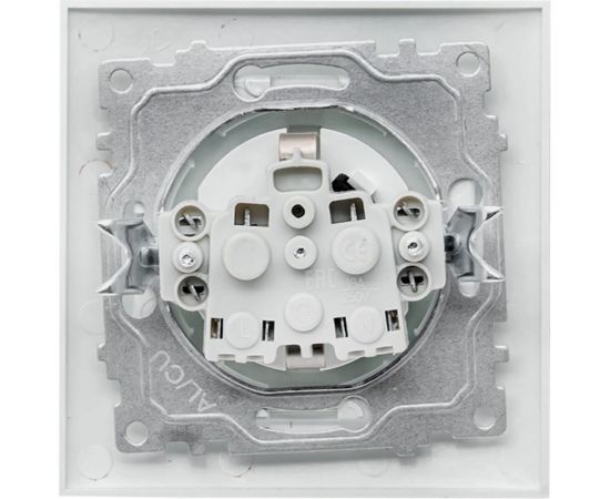 1-местная розетка EKF Валенсия, с заземлением 16А, белая, с защитными шторками PROxima EWR16-028-10 – изображение 4