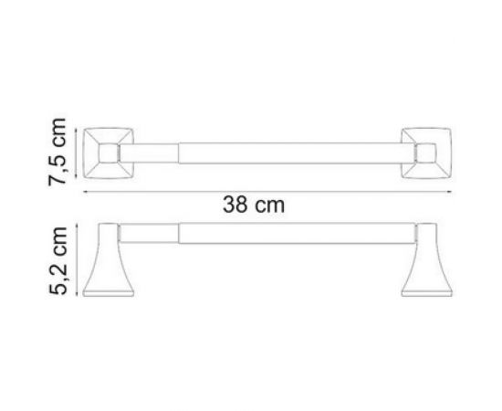 Держатель бумажных полотенец WasserKRAFT Wern K-2591 – изображение 4