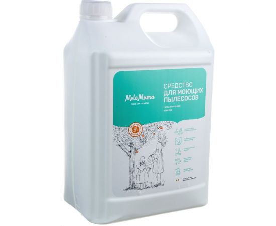 Средство для моющих пылесосов MeloMama Сандаловое дерево, 5 л 76954 – изображение 6