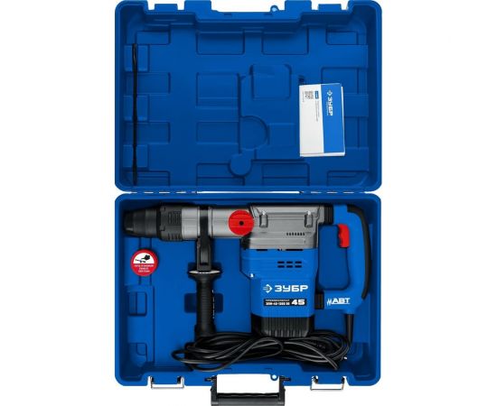 Перфоратор ЗУБР Профессионал SDS Max 1350 Вт, 45 мм ЗПМ-45-1350 ЭВ – изображение 9