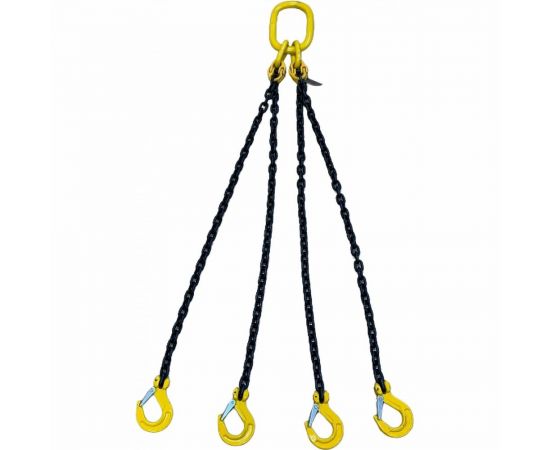 Цепной четырехветвевой строп ТРАСТ 4СЦ 11,2 т, 5000 мм, 8 класс 4687201915294 