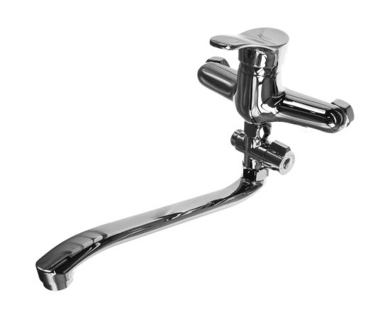 Смеситель для ванны LEDEME картридж диаметр 35 мм, длинный излив L30S L2114 65781 