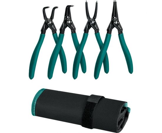 Набор съемников стопорных колец KRAFTOOL 4 шт., 180 мм 22812-H4 