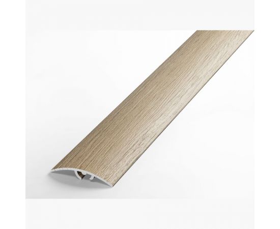 Порог разноуровневый алюминиевый ЛУКА (41 мм, 1,8 м, ламинированный, Дуб беленый) УТ000008717 