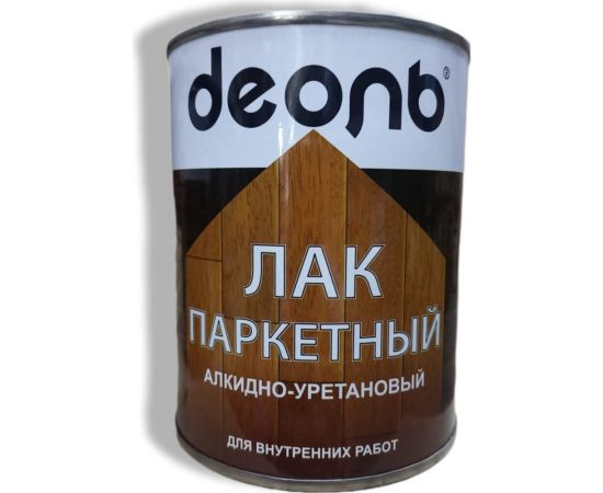 Лак паркетный Деоль полуматовый алкидно-уретановый 0.75 л LPM075 