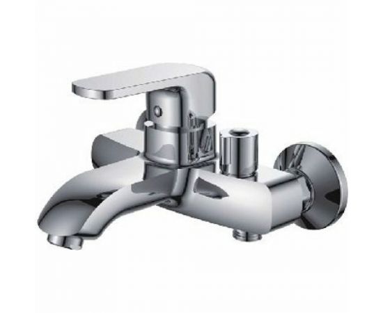 Смеситель ванна LEDEME картридж 35 мм ,короткий излив, дивертор керамика, силумин, L3243 805866 