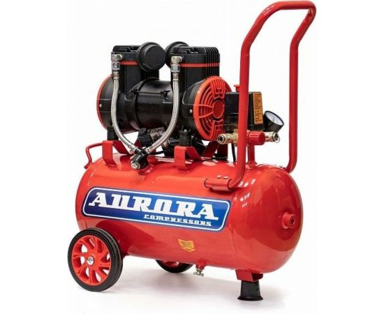 Компрессор Aurora PASSAT-25 BLACK тихий, без масла 24л, 249л/мин, 1.45кВт 31399 